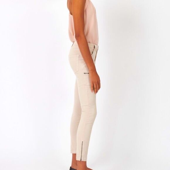 NWT NEW WOMENS BEIGE JOIE CONTEMPORARY FIT PARK CARGO PANT 6 Activewear - Picture 3 of 13